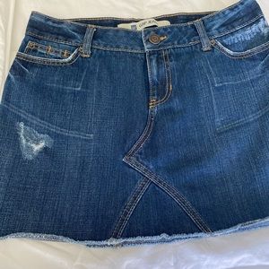 Two denim skirts